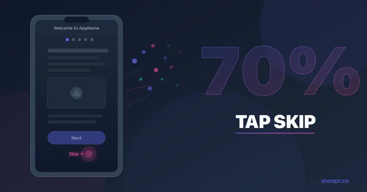 Why Do Users Skip Mobile App Onboarding?