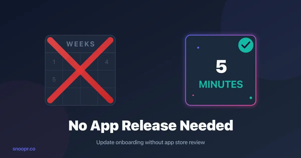 How to Update Mobile App Onboarding Without an App Release